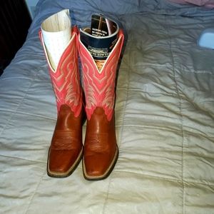 Tony Lama 3R square toe boots